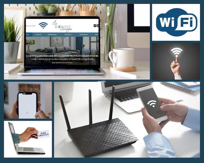 Le Nautilus Proche Plage Clim Parking Prive Wifi Proche Montpellier Карнон-Плаж Экстерьер фото